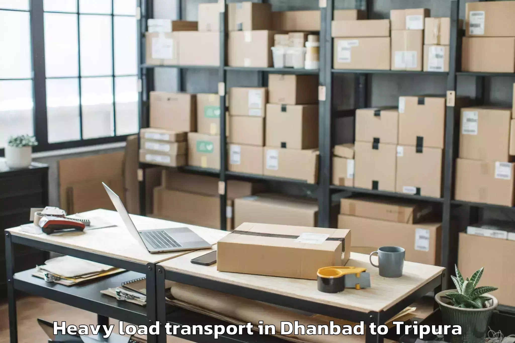 Hassle-Free Dhanbad to Manu Bazar Heavy Load Transport